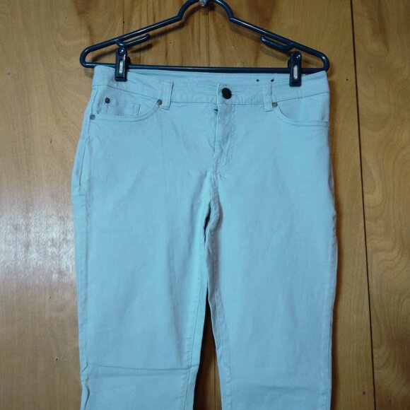 STYLE & CO. WOMEN'S SIZE 8P LIGHT GRAY TAPERED LEG PANTS - Picture 2 of 4